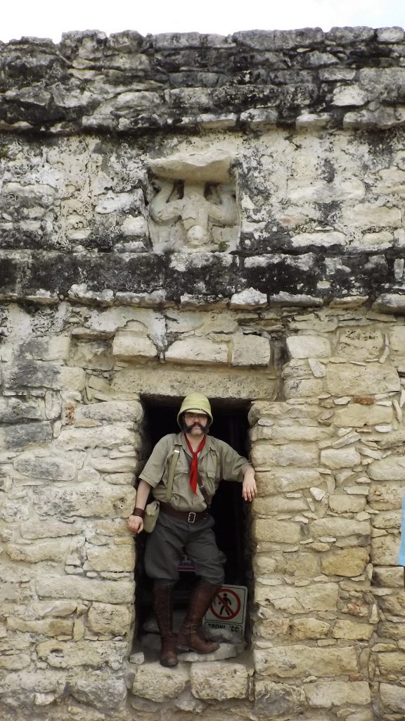 at the Temple of the Bee God (Nohoch Mul, Yucatan)